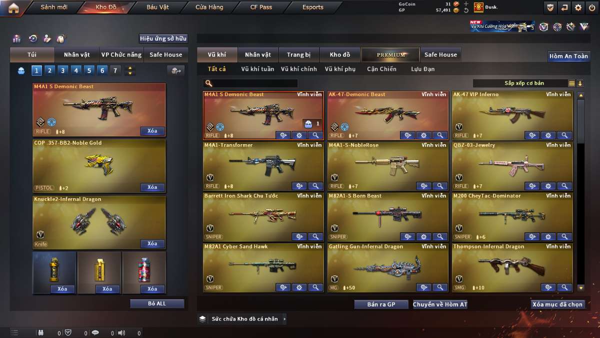 shop acc cf uy tin gia re